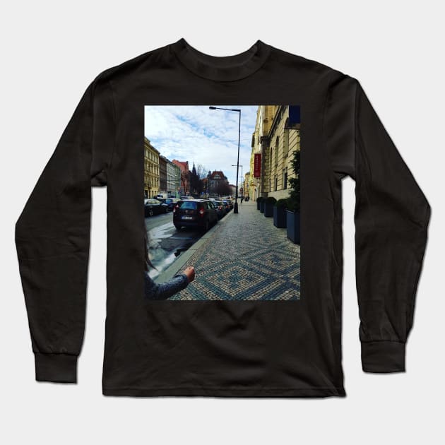 Lost in Amsterdam Long Sleeve T-Shirt by Renemo3osow